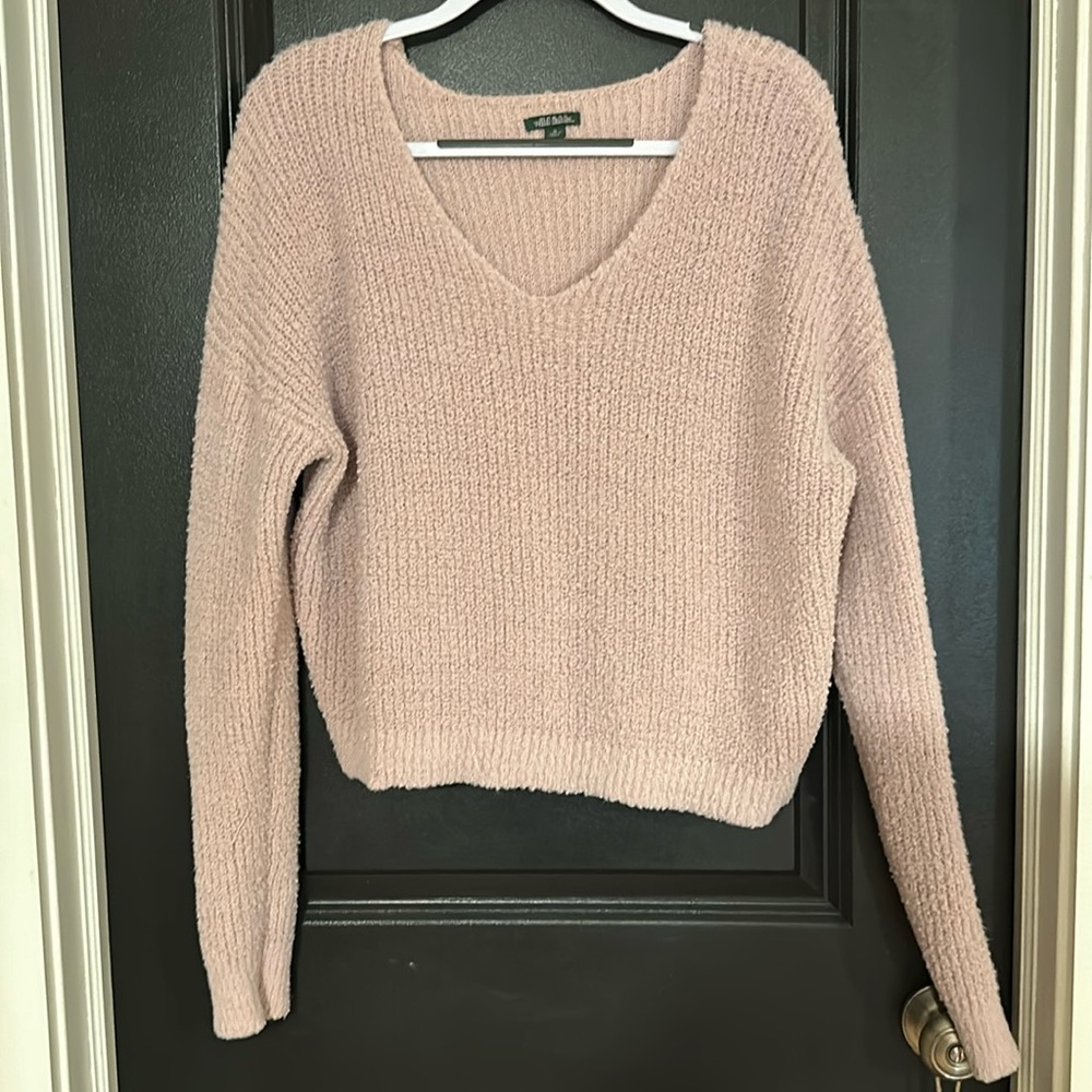 blush sweater